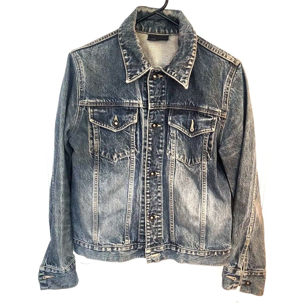 DKNY Jeans Vintage Men's Light Blue Denim Jacket Size L